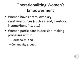 Lecture: Gender, Agriculture and Climate Change, Jennifer Twyman, CIAT