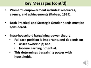 Lecture: Gender, Agriculture and Climate Change, Jennifer Twyman, CIAT
