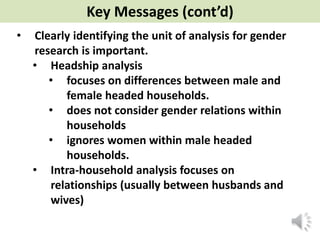 Lecture: Gender, Agriculture and Climate Change, Jennifer Twyman, CIAT