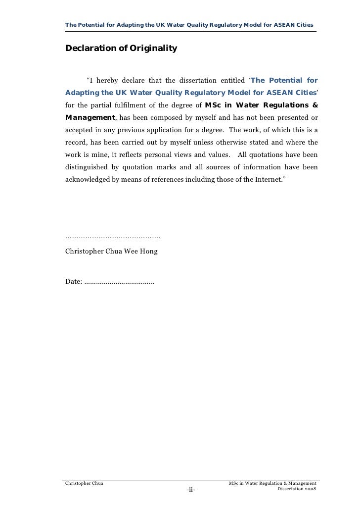 Dissertation oncology regulatory affairs