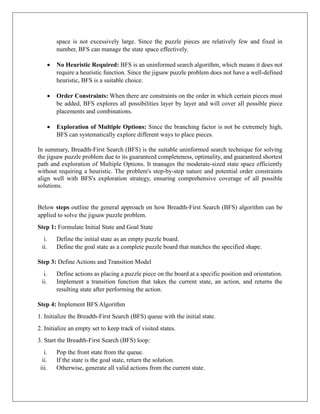 Artificial Intelligence Search Strategies: An Application of Breadth ...