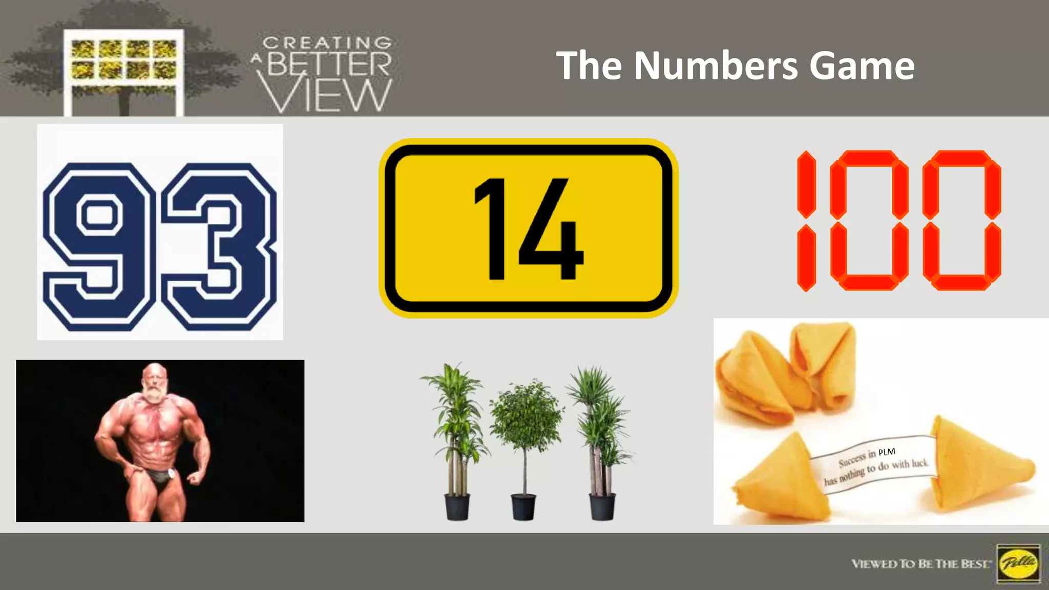 Click to edit Master title style
The Numbers Game
 