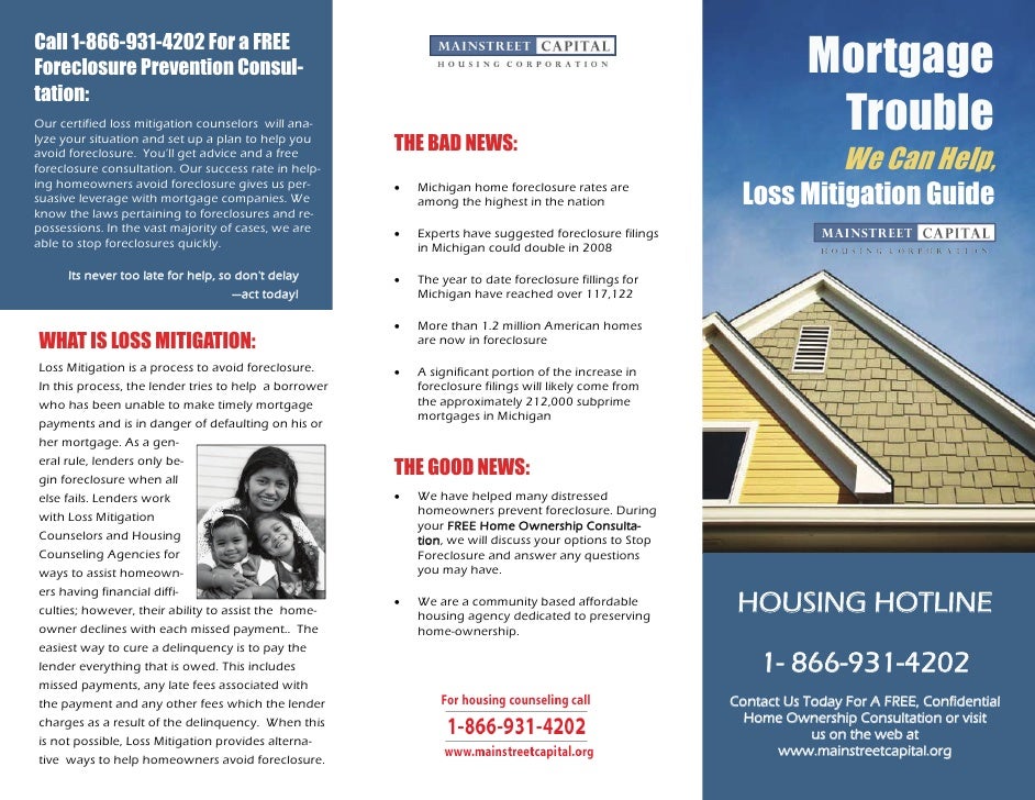 Loss Mitigation Flyer
