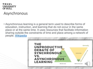 Online and asynchronous teaching and learning | PPT