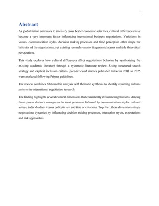 Impact of Cross-Cultural Differences on International Business ...