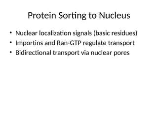 MSc_Intracellullar Protein Sorting mscs | PPTX