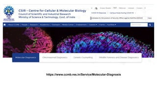 https://www.ccmb.res.in/Service/Molecular-Diagnosis
 