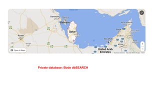 Private database: Bode dbSEARCH
 