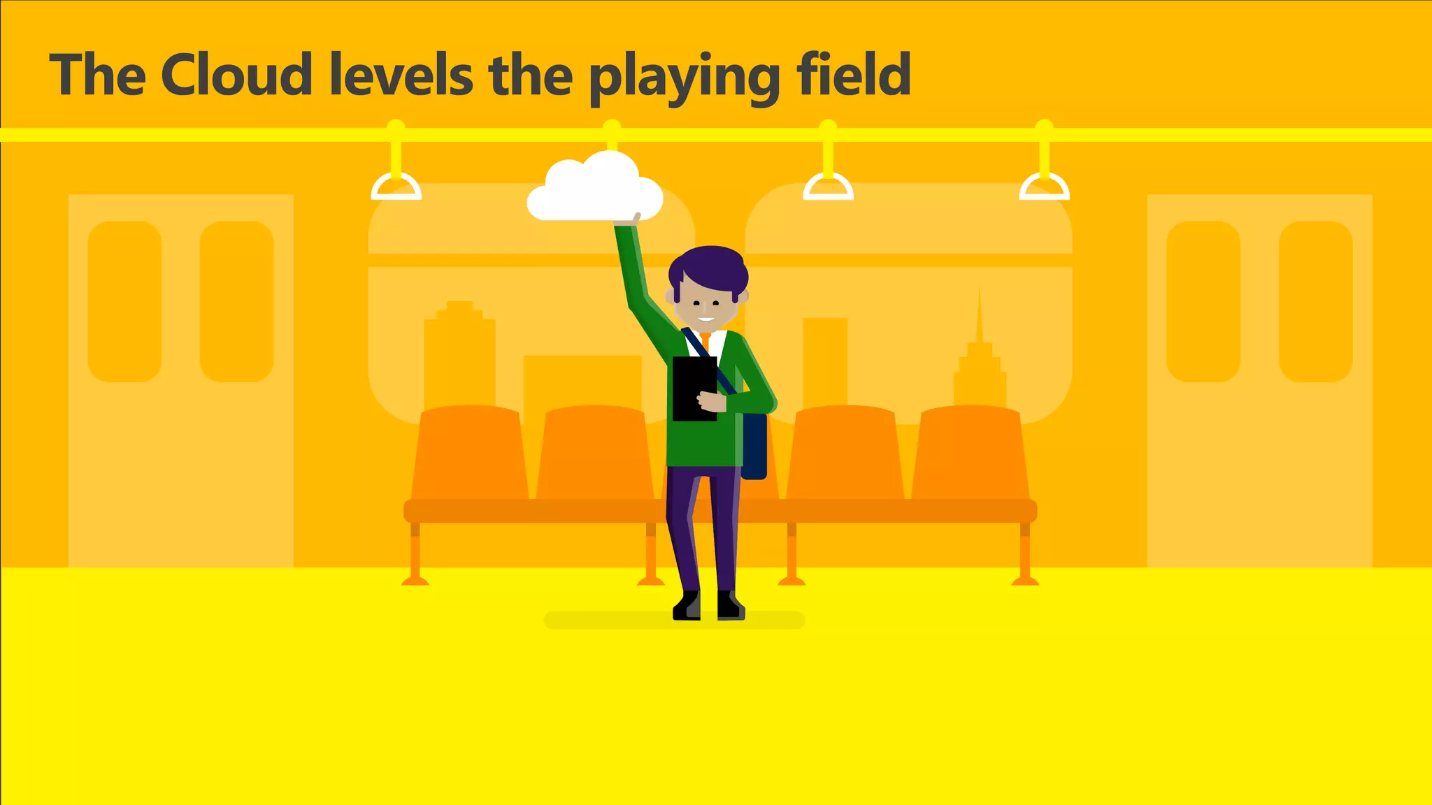 The Cloud levels the playing field
 