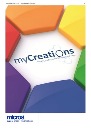 MICROS Supply Chain | myCreations Overview 1
 