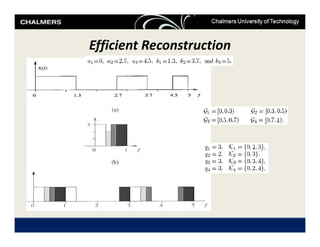 Non-Uniform sampling and reconstruction of multi-band signals | PDF