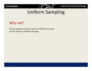 Non-Uniform sampling and reconstruction of multi-band signals | PDF