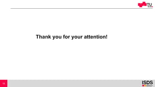 Thank you for your attention!
15
 