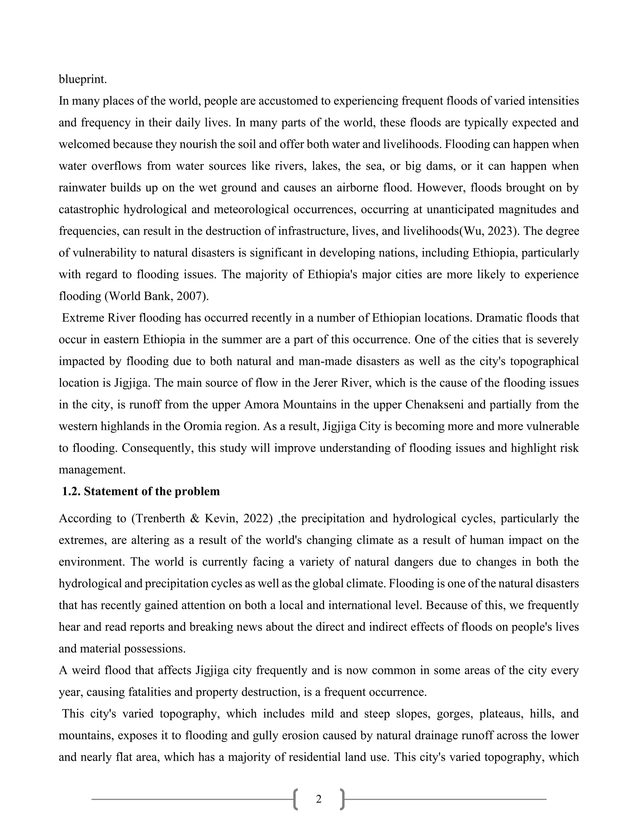 Application of GIS and Remote Sensing tool for Flood Hazard Mapping and ...