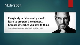 LEARNING BASIC PROGRAMMING PRINCIPLES THROUGH A GAME | PPTX