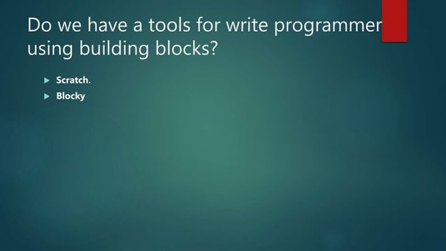 LEARNING BASIC PROGRAMMING PRINCIPLES THROUGH A GAME | PPTX