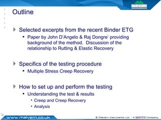 MSCR Method, Testing & Analysis | PPT
