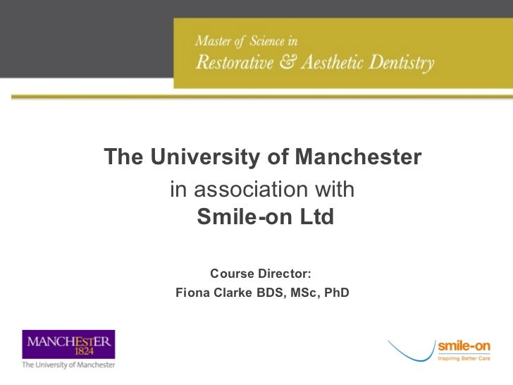 Msc in Aesthetic and Restorative Dentistry