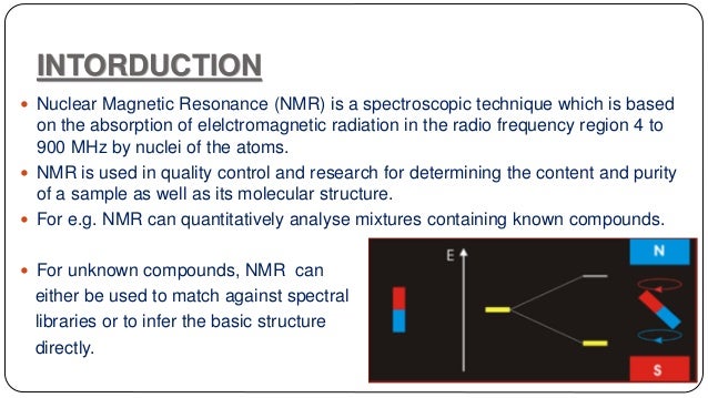Nmr spectroscopy research papers