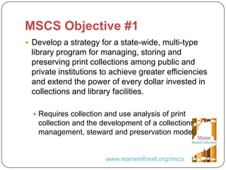 Together we are Stronger: A Cooperative Approach to Managing Print Collections