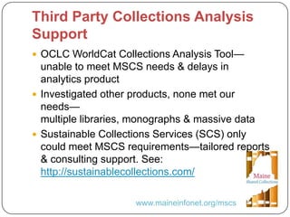 Together we are Stronger: A Cooperative Approach to Managing Print Collections