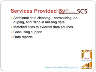 Together we are Stronger: A Cooperative Approach to Managing Print Collections