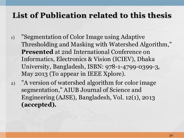 Watershed algorithm thesis picture