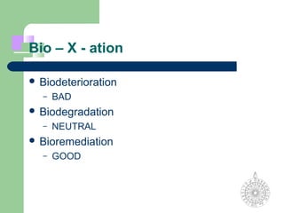 Biodegradation | PPT