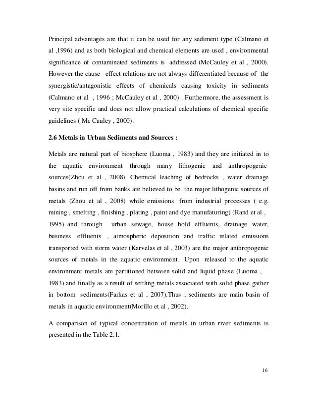 Development of sediment reference sample for toxicity tests 05 picture