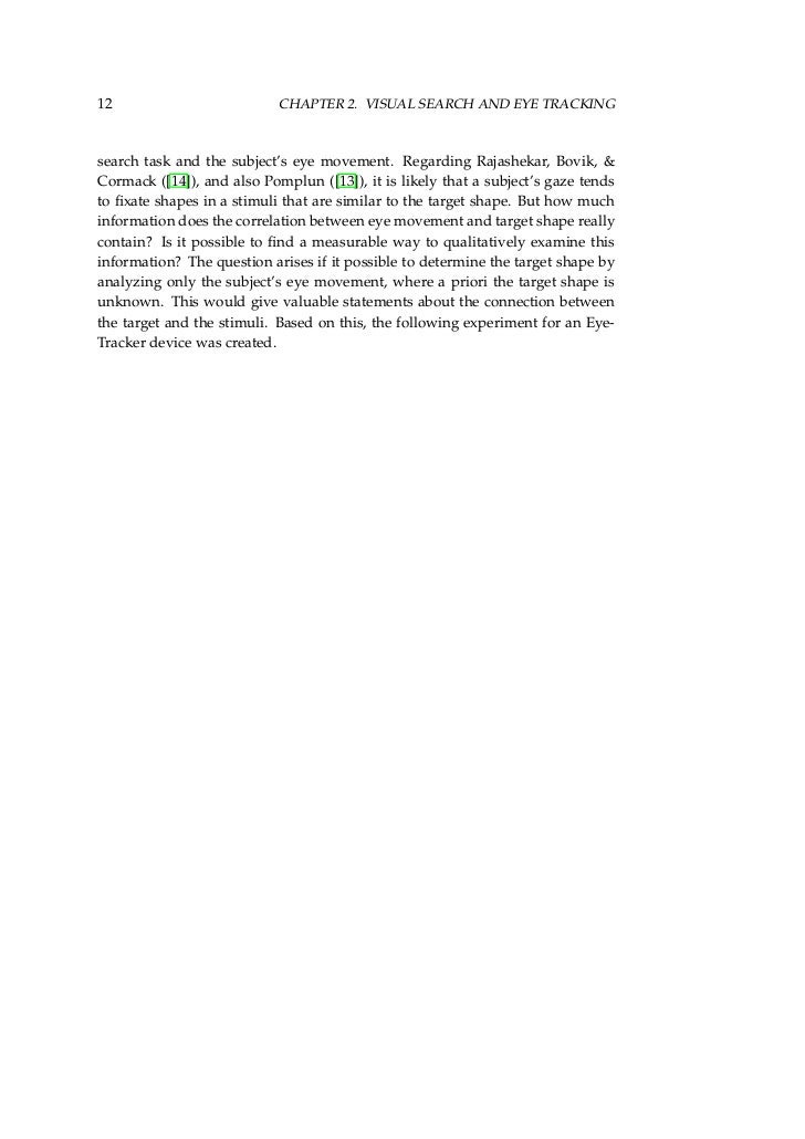 Master thesis algorithms
