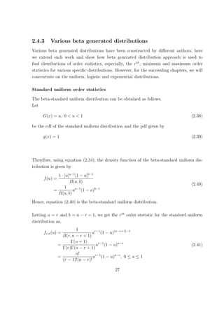 MSc(Mathematical Statistics) Theses | PDF