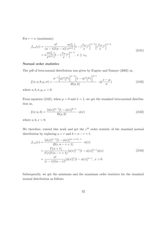 MSc(Mathematical Statistics) Theses | PDF