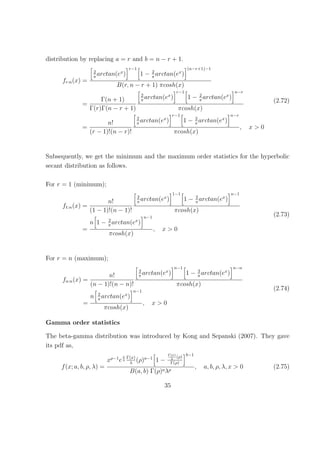 MSc(Mathematical Statistics) Theses | PDF