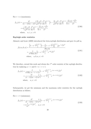 MSc(Mathematical Statistics) Theses | PDF