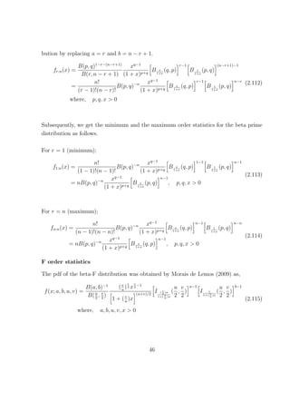 MSc(Mathematical Statistics) Theses | PDF