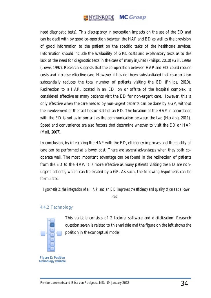 Emergency department thesis image