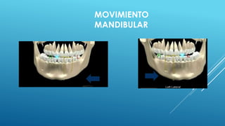 MOVIMIENTO
MANDIBULAR
 