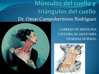Dr. Omar Campohermoso Rodríguez
CARRERA DE MEDICINA
CÁTEDRA DE ANATOMÍA
HUMANA NORMAL
 