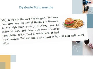 Dyslexie Font sample
 