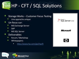 HP - CFT / SQL Solutions 