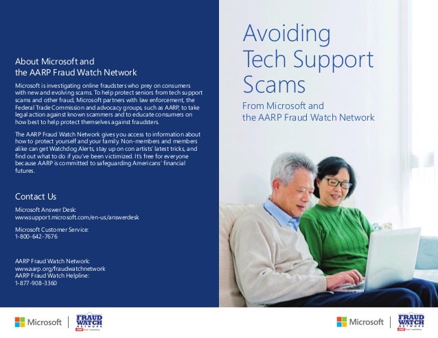 Avoiding Tech Support Scams From Microsoft The Aarp Fraud Watch Net