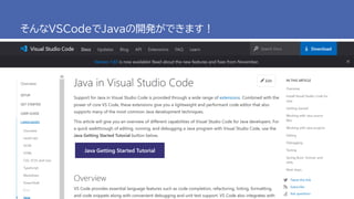 Copyright 2021 Hiroyuki Onaka
そんなVSCodeでJavaの開発ができます！
 