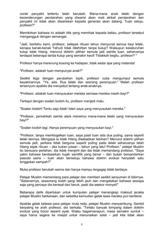 Ms Dialogue Between Atheist Prof And Muslim Student