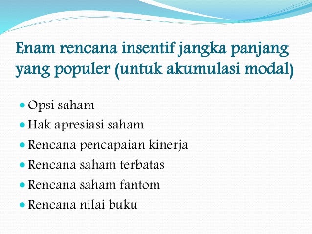 Penggabungan opsi saham insentif