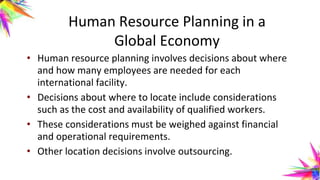 Chapter 15 MANAGING HUMAN RESOURCES GLOBALLY | PPTX