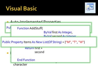 MSDN Presents: Visual Studio 2010, .NET 4, SharePoint 2010 for Developers