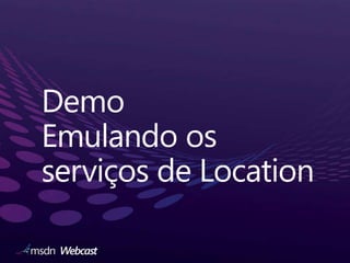 Launchers e choosersLaunchers e Choosers são funções built-in (Tasks) dentro do OSLaunchersChama uma atividade para OS tratar sozinhoA aplicação continua executando após a chamadaEx: SMS, email, webbrowsers, maps, etChoosersChama uma atividade no OS, onde o usuário pode escolher o tipo de dado para interagirQuando o usuário termina, a ação retorna para a aplicaçãoEx: Picture, contact, camera, etc