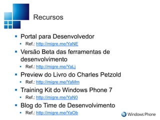 Serviços de NotificaçãoComunicação baseada em servidoresOrientada para cenários de notificação em backgroundPreserva a bateria