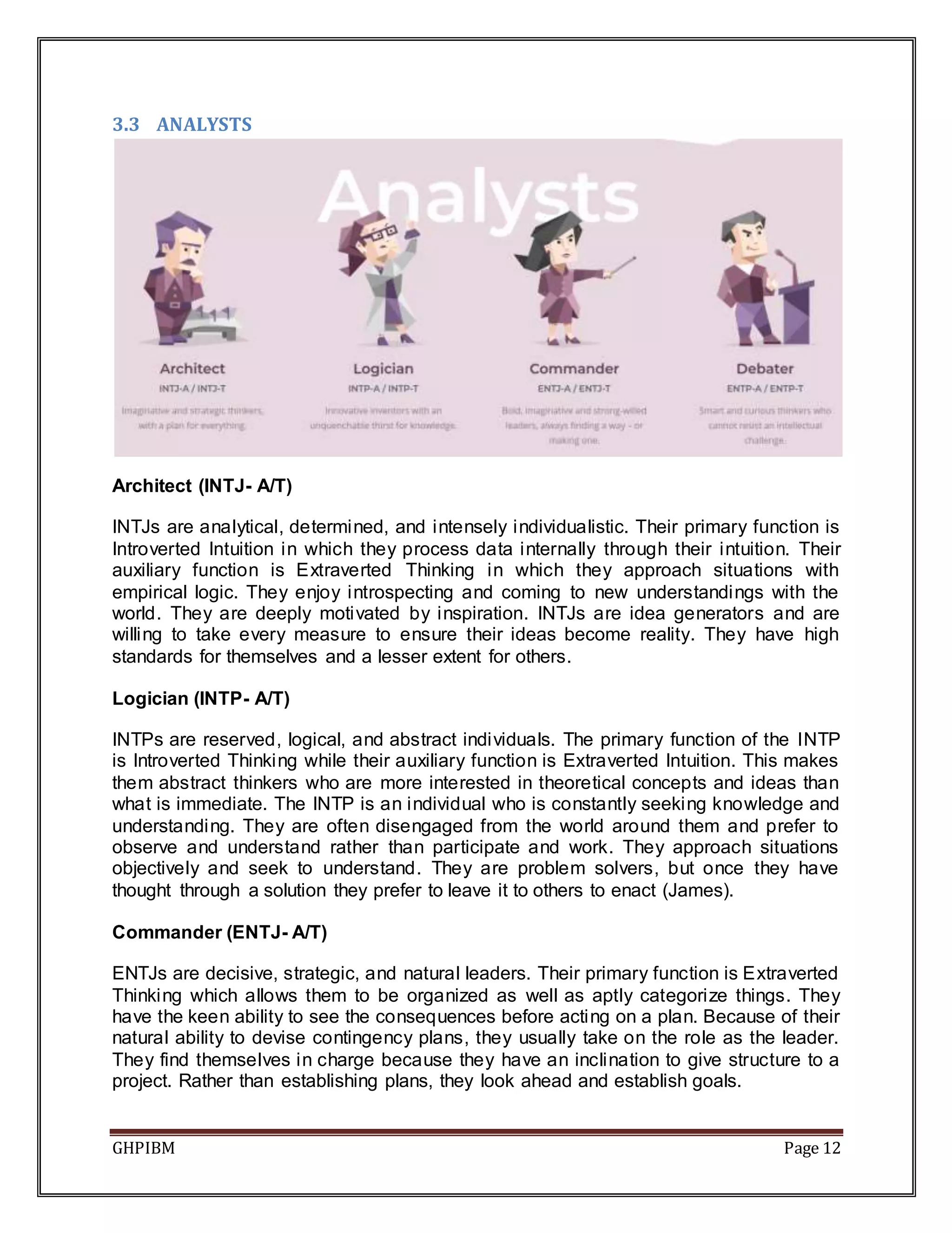 Personality development | DOCX