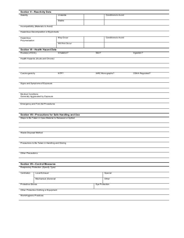 Msds Sheets msds-sheets